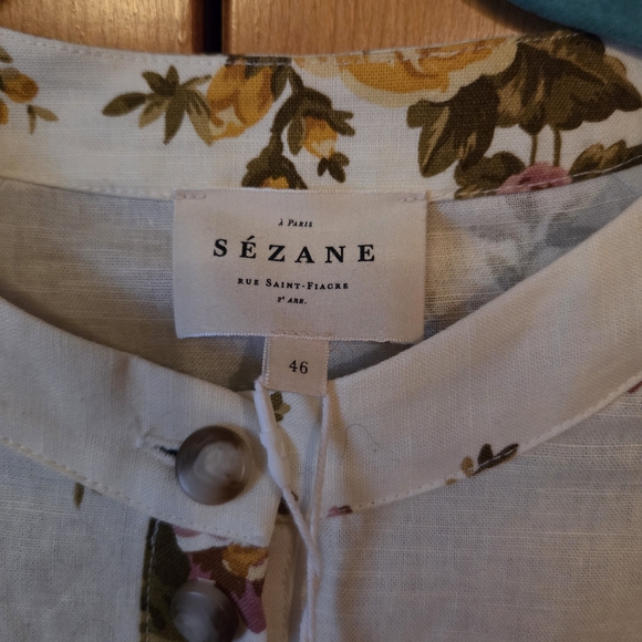 Sezane Caprice Floral Dress In Ella - Picture 11 of 14